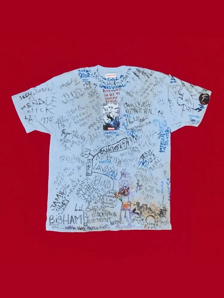 Футболка Supreme First Tee — изображение 3 из 3, красный