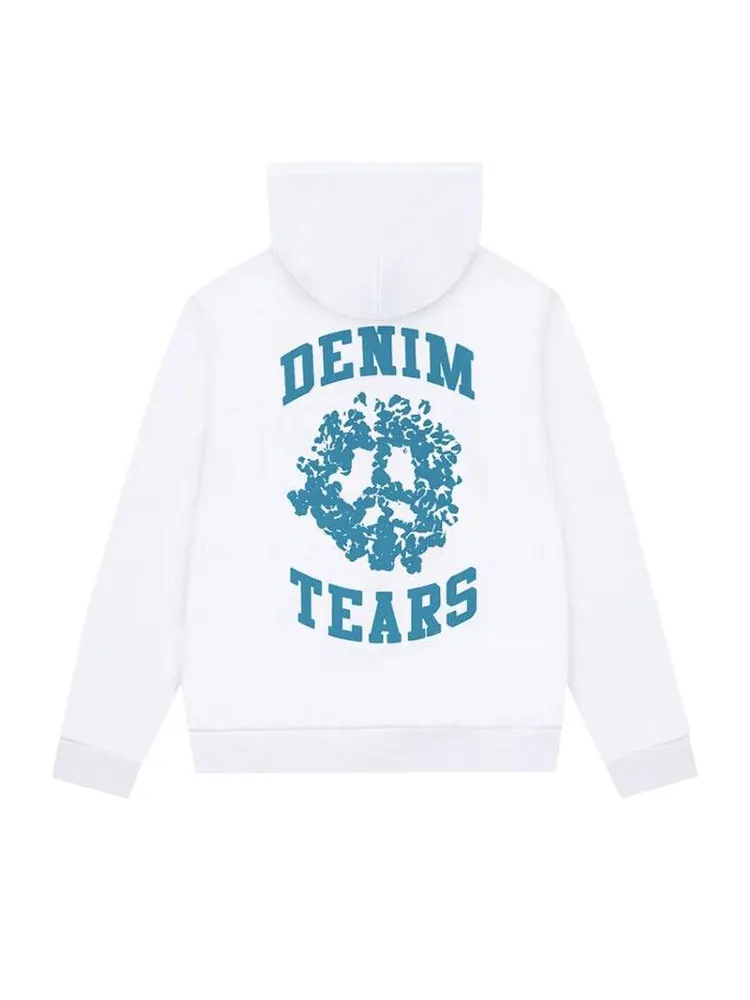 Худи Denim Tears Denim University Zip Hoodie — изображение 2 из 2, белый