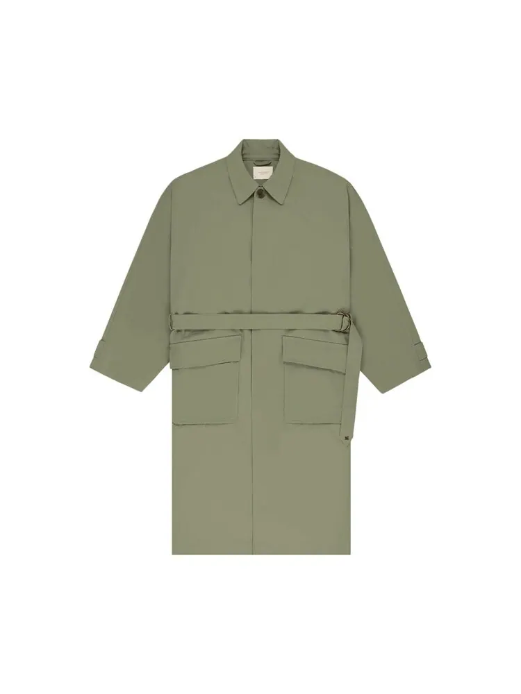 Пальто Aimé Leon Dore Belted Top Coat — изображение 1 из 1, зеленый
