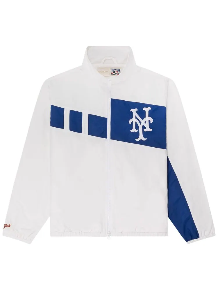 Ветровка Aimé Leon Dore x New York Mets Colorblock Windbreaker 'Bright White' — изображение 1 из 2, яркий белый