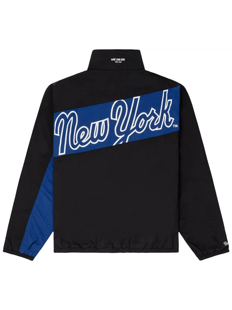 Ветровка Aimé Leon Dore x New York Mets Colorblock Windbreaker 'Jet Black' — изображение 2 из 2, черный