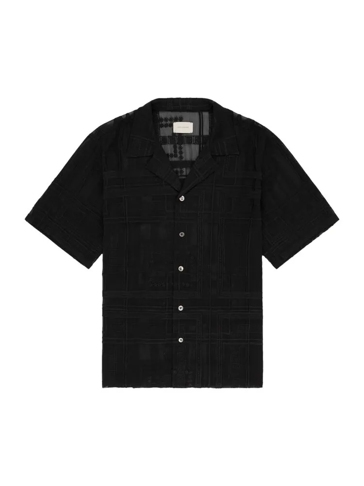 Рубашка Aimé Leon Dore Lace Leisure Shirt — изображение 1 из 1, черный