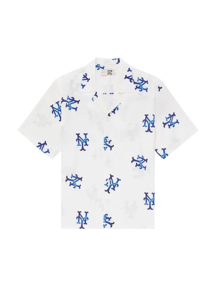Рубашка Aimé Leon Dore x New York Mets Leisure Shirt — изображение 1 из 1, яркий белый