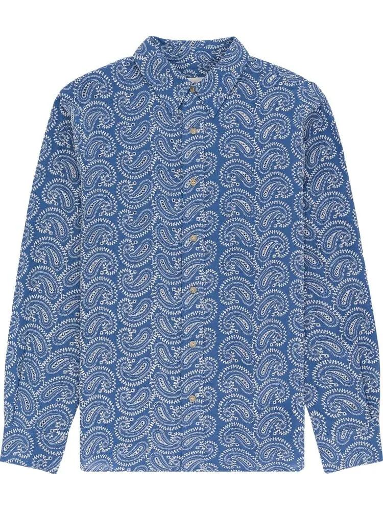 Рубашка Aimé Leon Dore Paisley Embroidered 'Blue' — изображение 1 из 1, синий