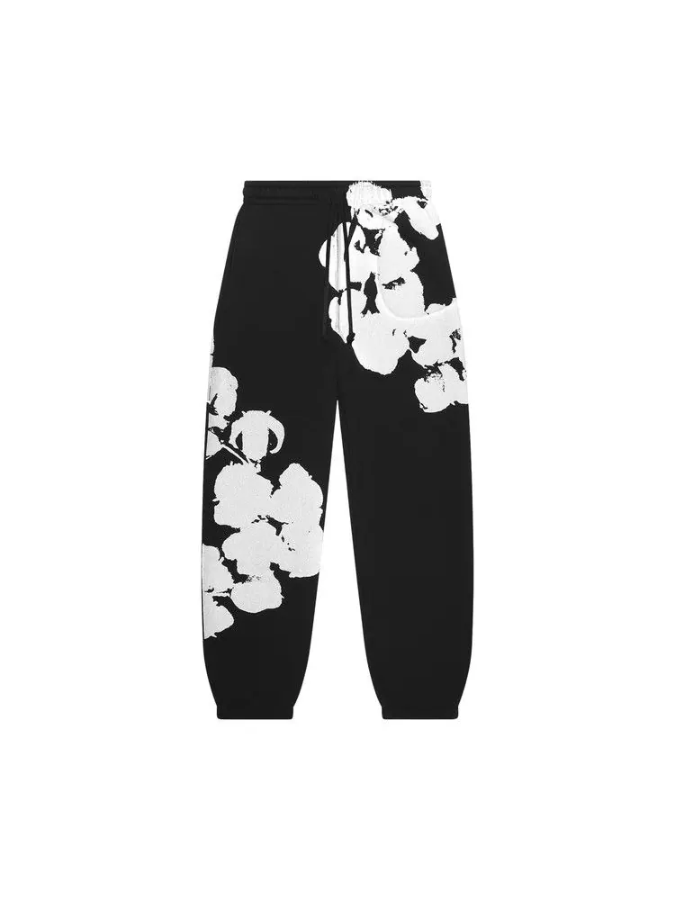 Спортивные брюки Denim Tears Big Cotton Wreath Sweatpants — изображение 1 из 2, черный