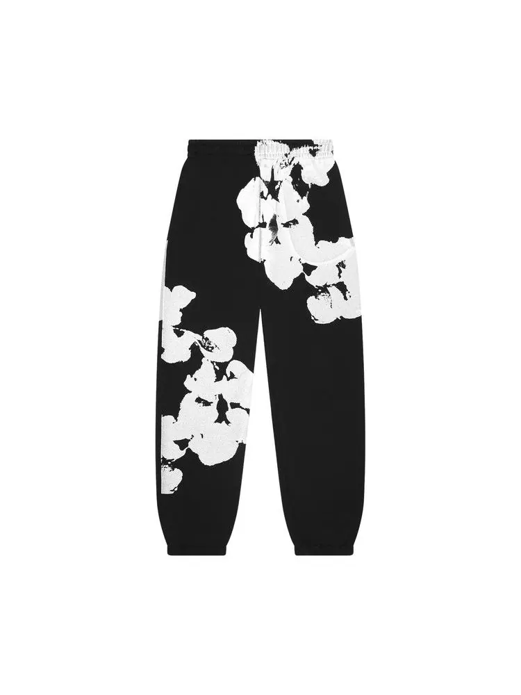 Спортивные брюки Denim Tears Big Cotton Wreath Sweatpants — изображение 2 из 2, черный