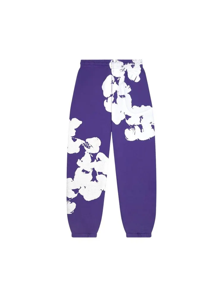 Спортивные брюки Denim Tears Big Cotton Wreath Sweatpants 'Purple' — изображение 2 из 2, фиолетовый