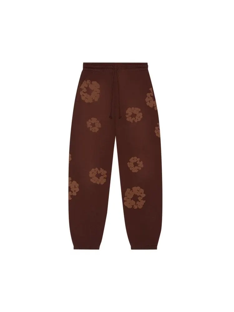 Спортивные брюки Denim Tears Mono Cotton Wreath Sweatpants — изображение 1 из 2, коричневый