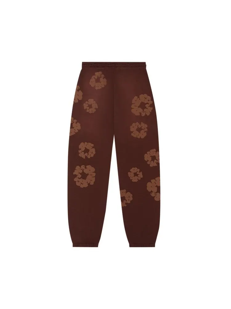 Спортивные брюки Denim Tears Mono Cotton Wreath Sweatpants — изображение 2 из 2, коричневый