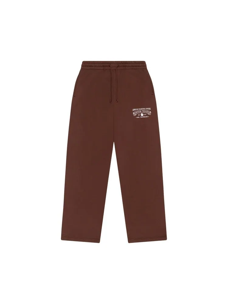 Спортивные брюки Denim Tears ADG Sweatpants — изображение 1 из 2, коричневый