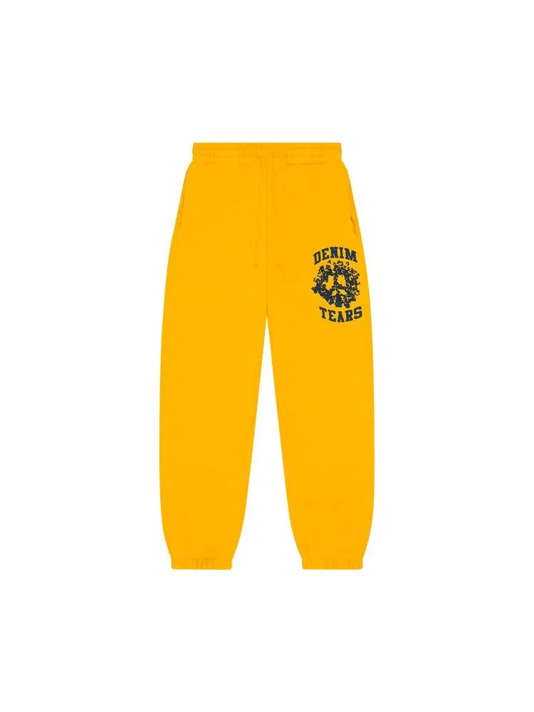 Спортивные брюки Denim Tears Denim University Sweatpants — изображение 1 из 2, желтый