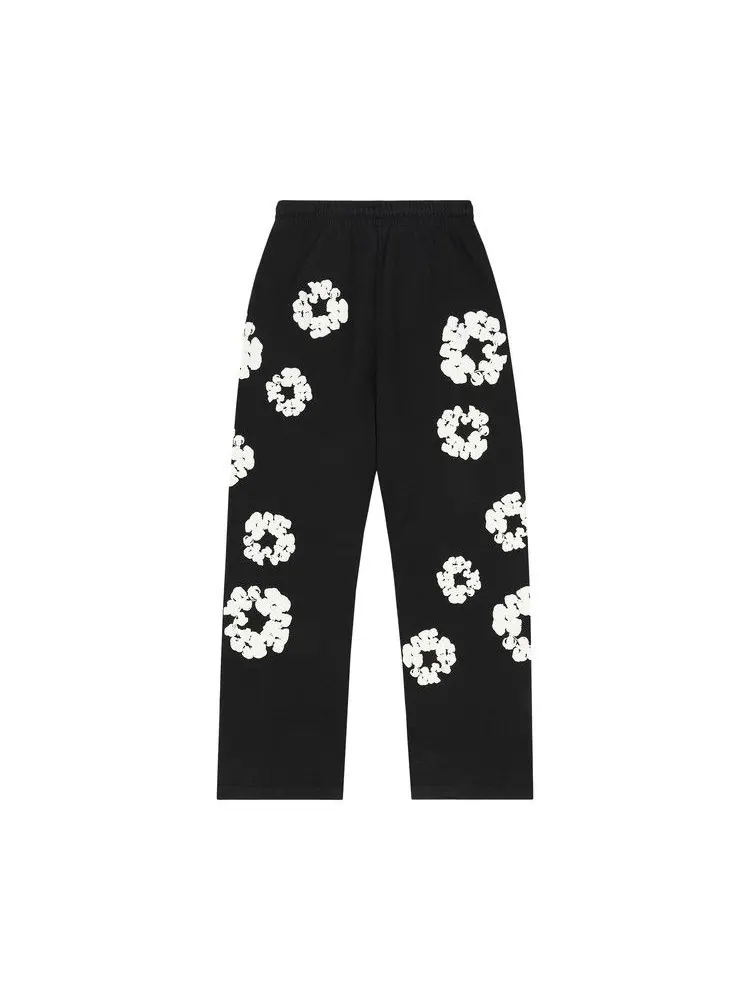 Спортивные брюки Denim Tears Cotton Wreath Baggy Sweatpants — изображение 2 из 2, черный