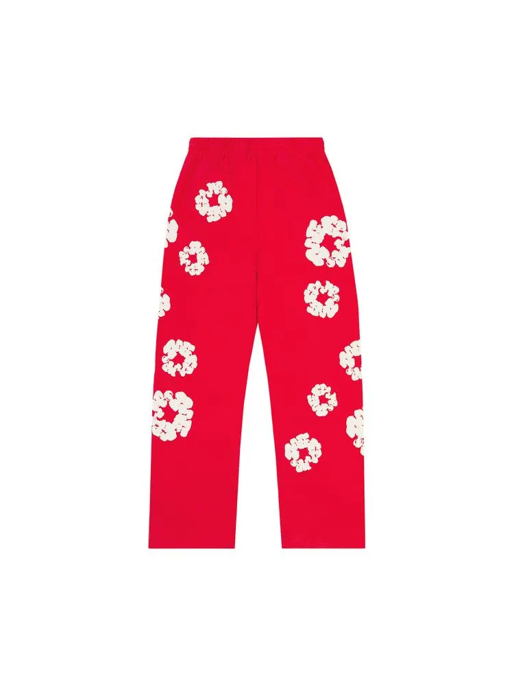Спортивные брюки Denim Tears Cotton Wreath Baggy Sweatpants — изображение 2 из 2, красный