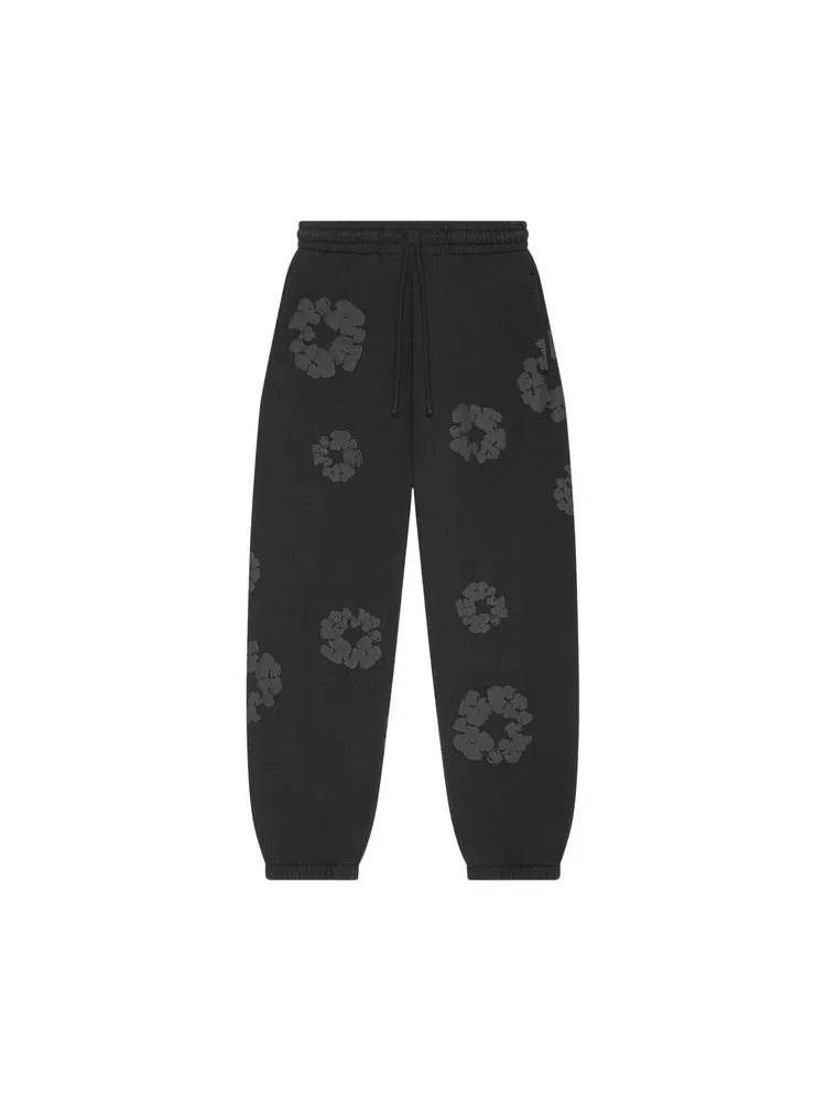 Спортивные брюки Denim Tears Mono Wreath Sweatpants — изображение 1 из 2, черный