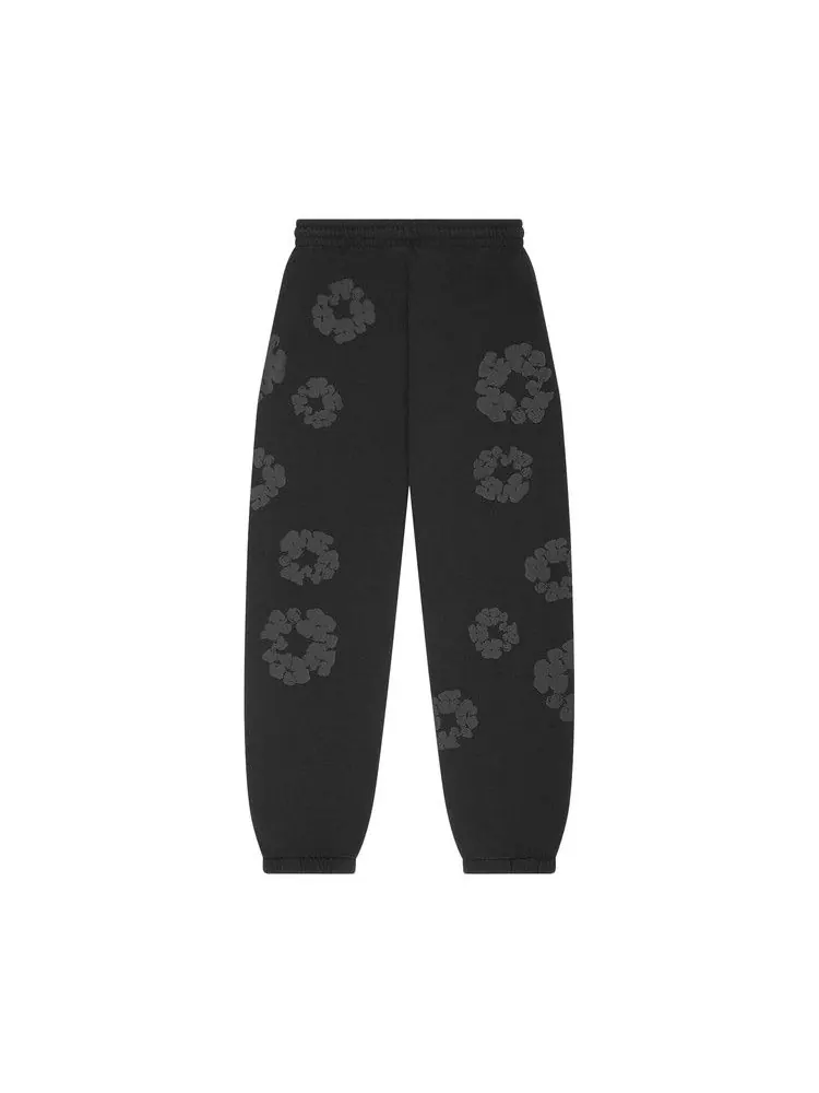 Спортивные брюки Denim Tears Mono Wreath Sweatpants — изображение 2 из 2, черный