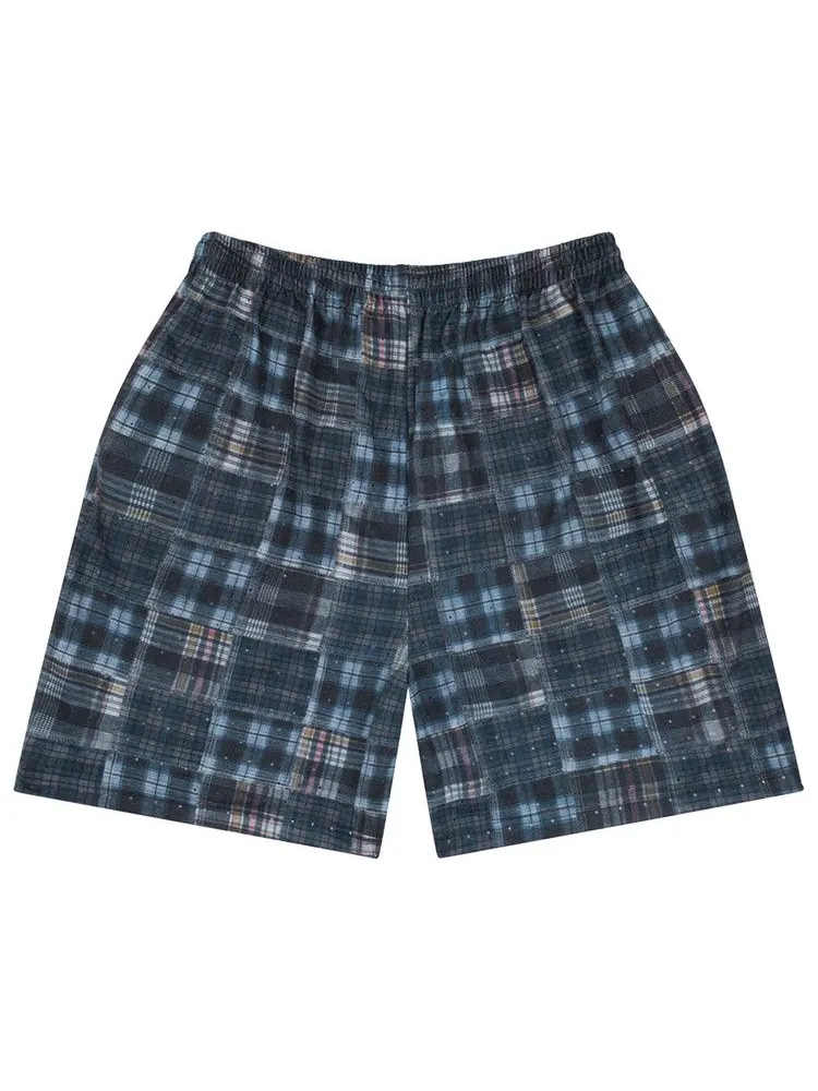 Шорты Denim Tears Madras Practice Shorts — изображение 2 из 2, синий