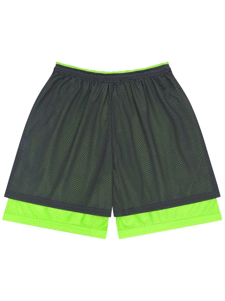 Шорты Denim Tears ADG Double Layer Mesh Shorts — изображение 2 из 2, серый