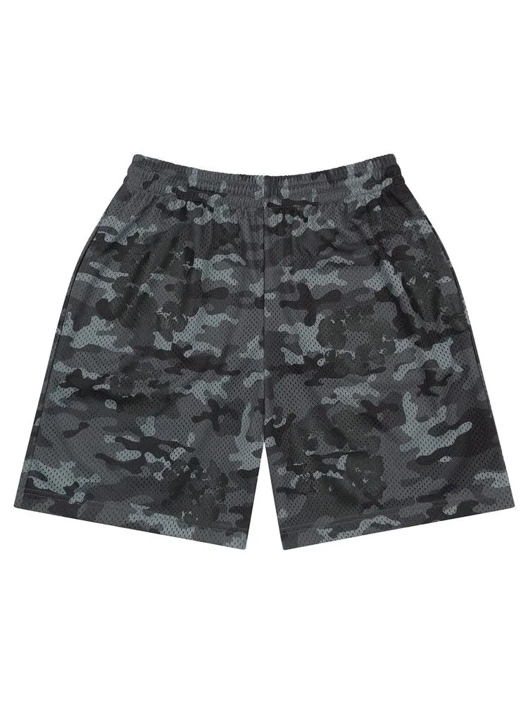 Шорты Denim Tears Camo Cotton Wreath Mesh Shorts — изображение 1 из 2, черный