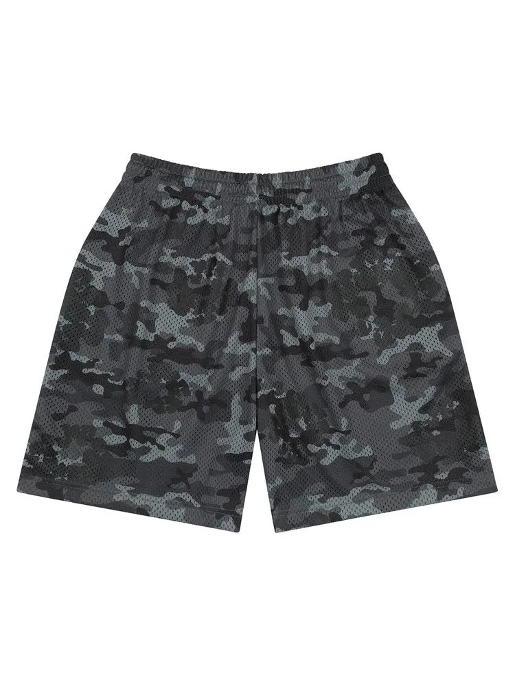 Шорты Denim Tears Camo Cotton Wreath Mesh Shorts — изображение 2 из 2, черный
