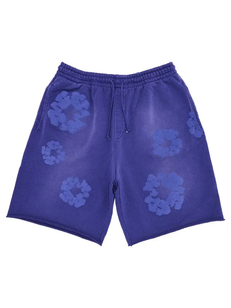 Шорты Denim Tears Mono Cotton Wreath Sweat Shorts — изображение 1 из 3, синий