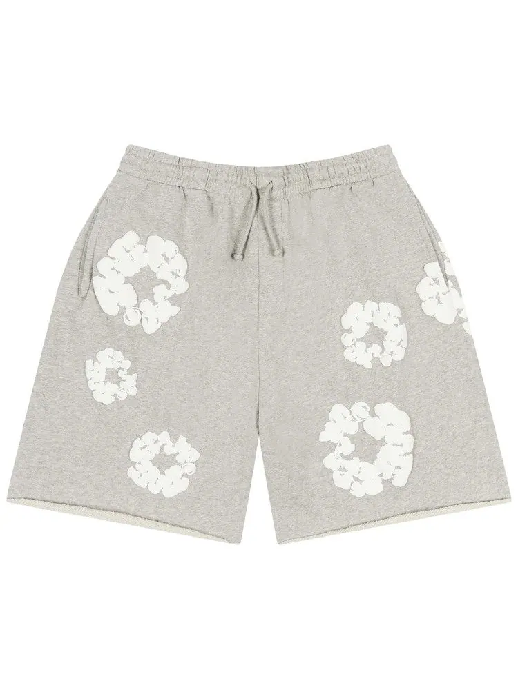 Спортивные шорты Denim Tears Cotton Wreath Sweatshorts — изображение 1 из 2, серый