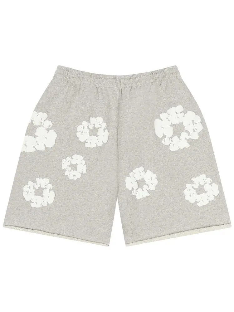 Спортивные шорты Denim Tears Cotton Wreath Sweatshorts — изображение 2 из 2, серый