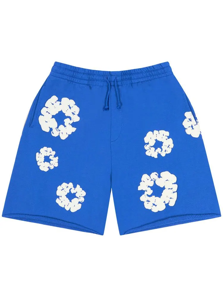 Спортивные шорты Denim Tears Cotton Wreath Sweatshorts — изображение 1 из 2, синий