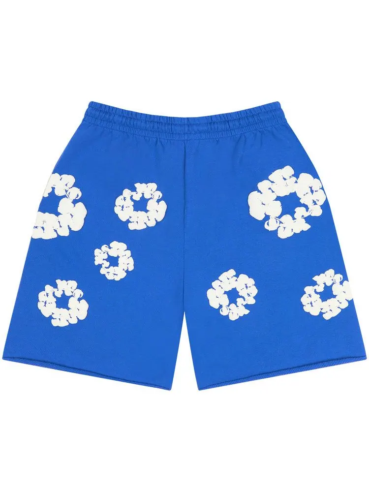 Спортивные шорты Denim Tears Cotton Wreath Sweatshorts — изображение 2 из 2, синий