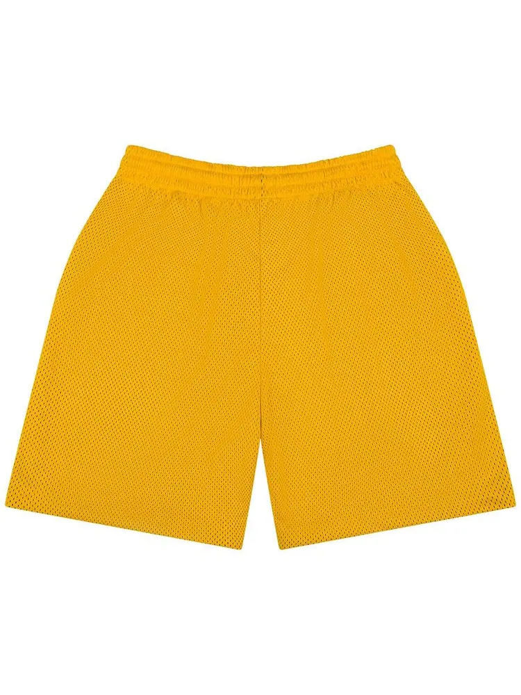 Шорты Denim Tears Denim University Mesh Shorts — изображение 2 из 2, желтый