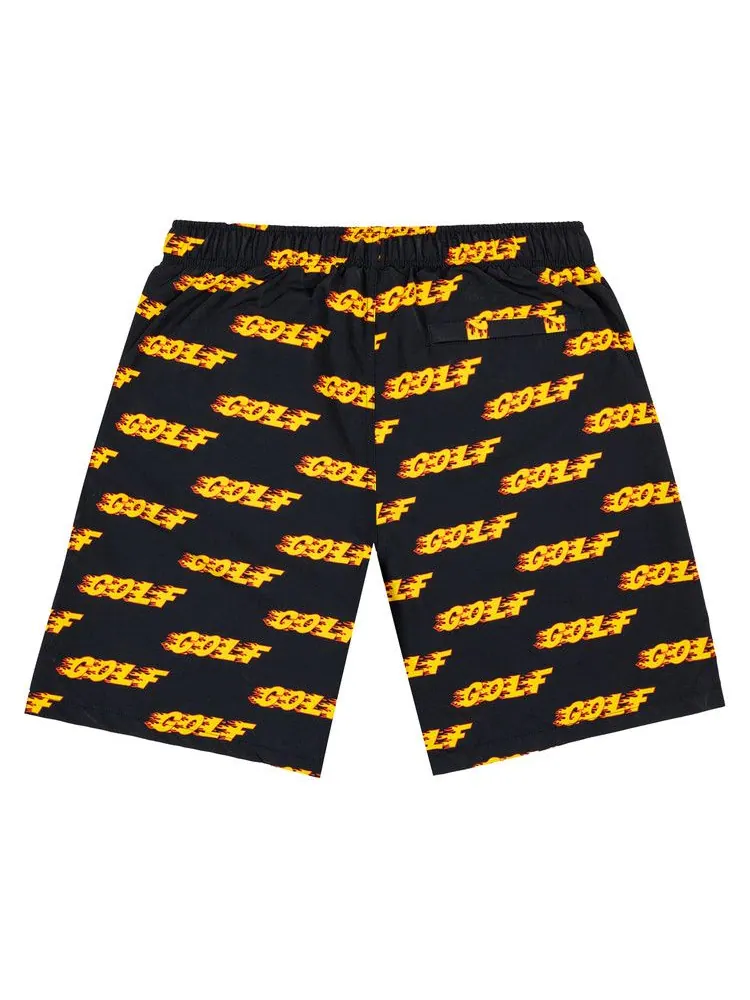 Шорты GOLF WANG Inferno Logo Water Shorts — изображение 2 из 3, черный