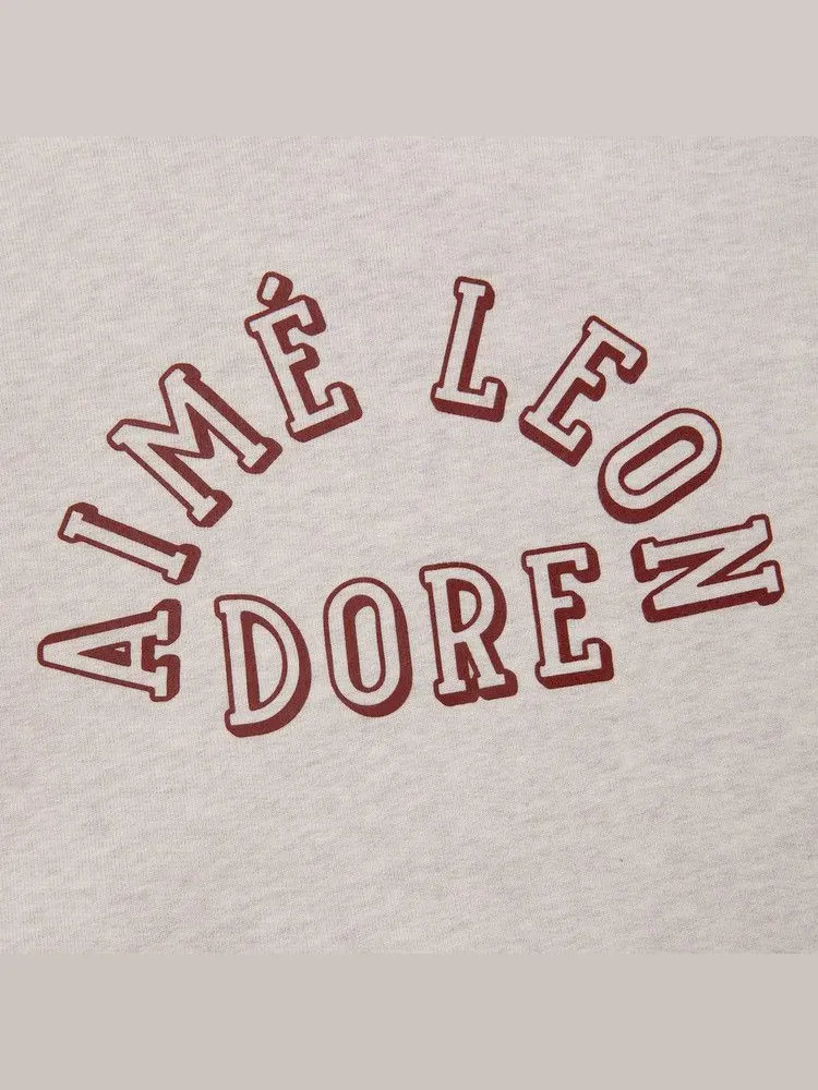 Худи Aimé Leon Dore Collegiate Logo Hoodie — изображение 2 из 2, овсяный