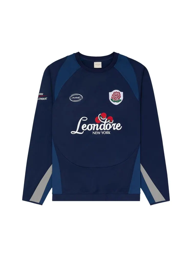Толстовка Aimé Leon Dore Team Leon Performance Crewneck Sweatshirt 'Medieval Blue' — изображение 1 из 2, синий