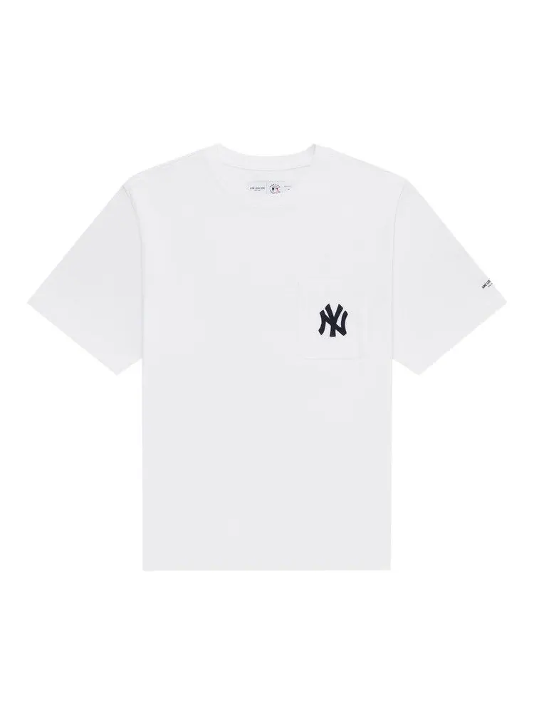 Футболка Aimé Leon Dore Yankees Chainstitch Pocket Tee — изображение 1 из 2, яркий белый