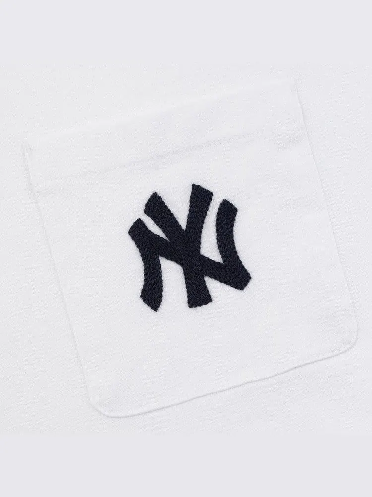Футболка Aimé Leon Dore Yankees Chainstitch Pocket Tee — изображение 2 из 2, яркий белый