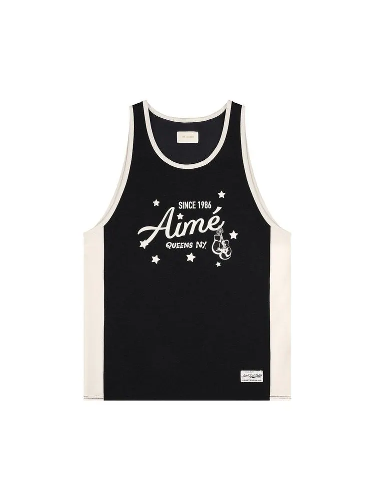 Топ Aimé Leon Dore Sparring Tank Top — изображение 1 из 1, черный