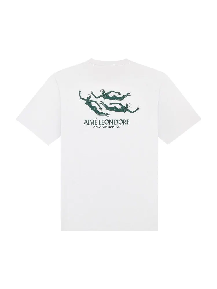 Футболка Aimé Leon Dore Swimmers Tee — изображение 2 из 2, яркий белый