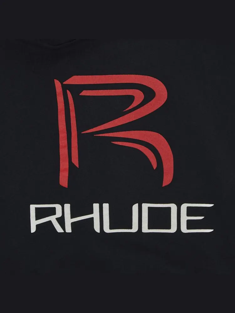 Худи Rhude Circuit Logo Hoodie 'Vintage Black' — изображение 3 из 3, винтажный черный