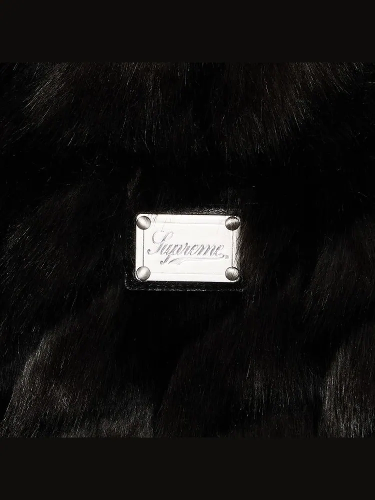 Куртка Supreme 2-Tone WINDSTOPPER Faux Fur Jacket — изображение 3 из 3, черный