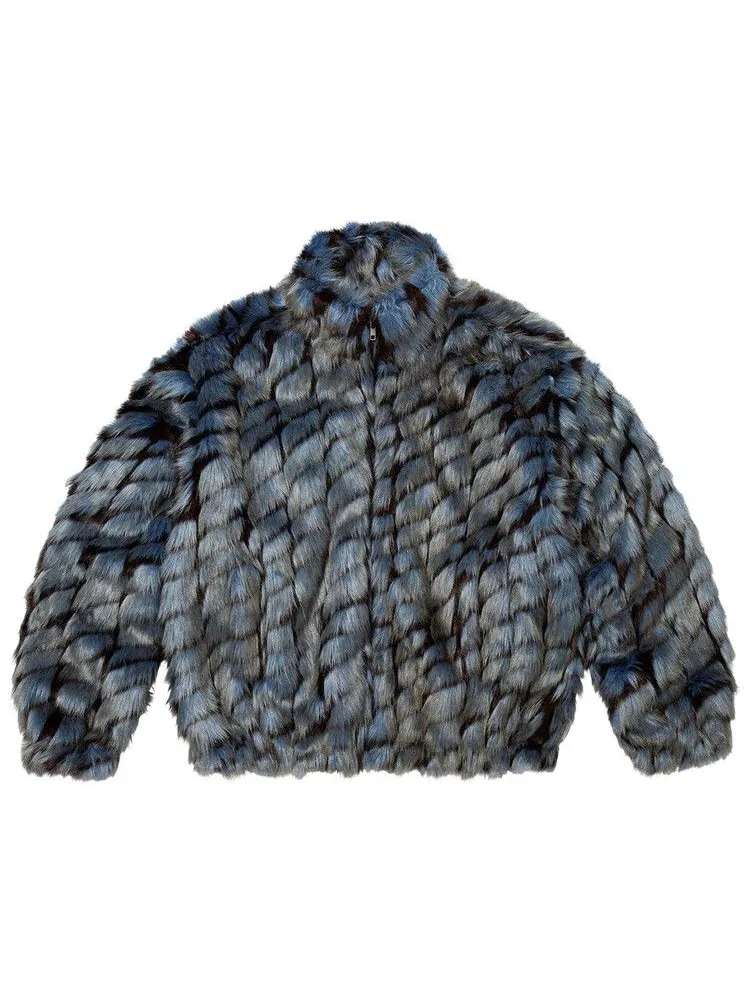 Куртка Supreme 2-Tone WINDSTOPPER Faux Fur Jacket — изображение 1 из 2, синий