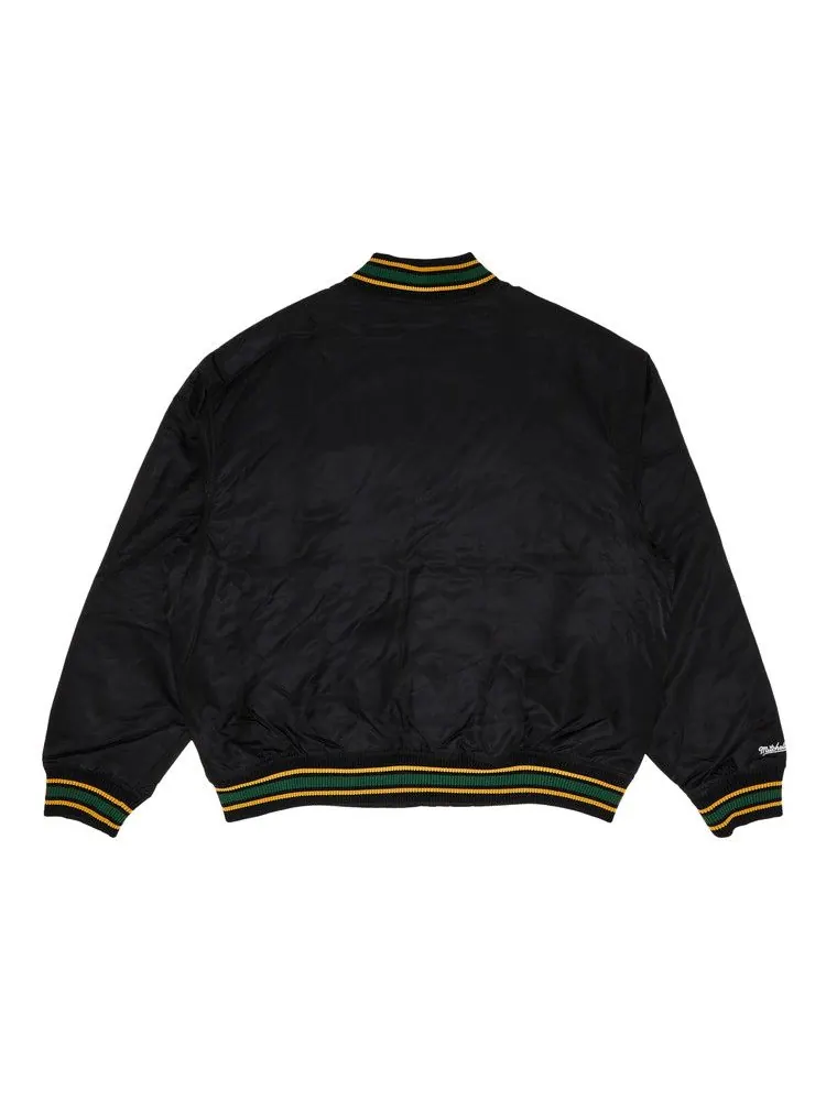 Куртка Supreme x Mitchell & Ness Camo Logo Varsity Jacket — изображение 2 из 3, черный