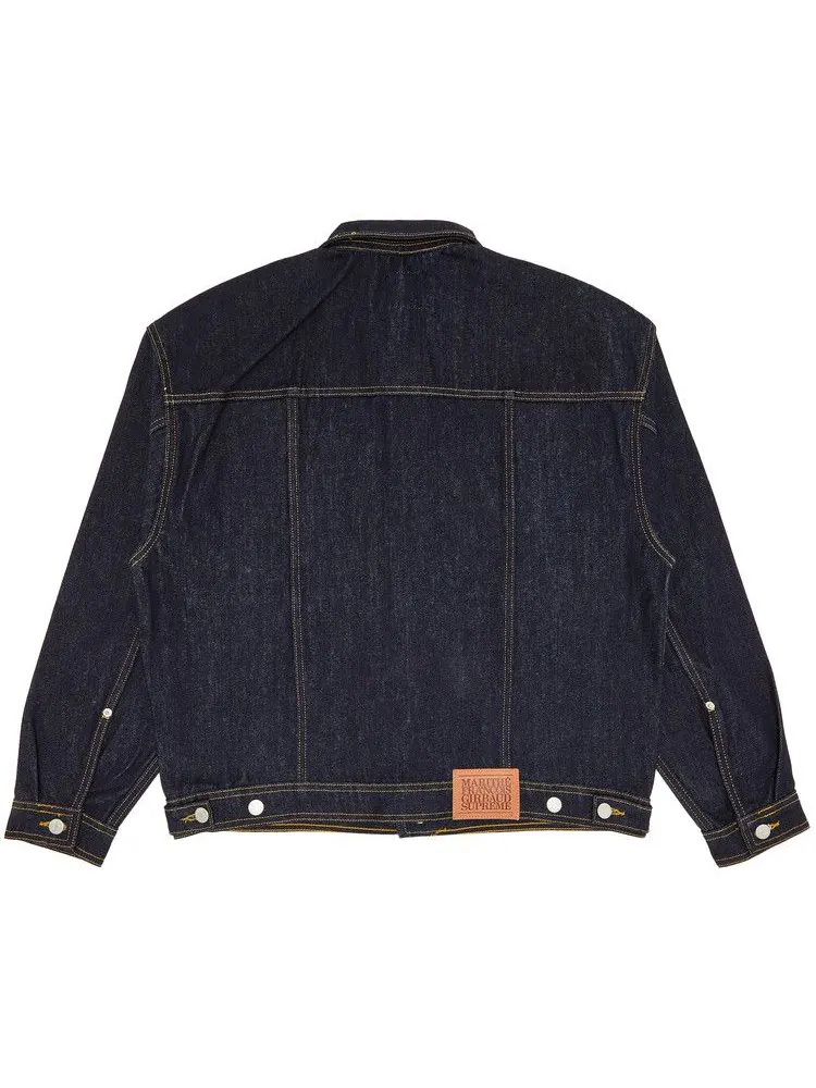Джинсовая куртка Supreme x Martithé + François Girbaud X-Seam Denim Trucker Jacket 'Rigid Indigo' — изображение 2 из 3, синий