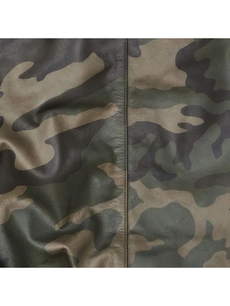 Бомбер Supreme x Martithé + François Girbaud Hooded Leather Flight Bomber Jacket 'Woodland Camo' — изображение 3 из 3, мульти