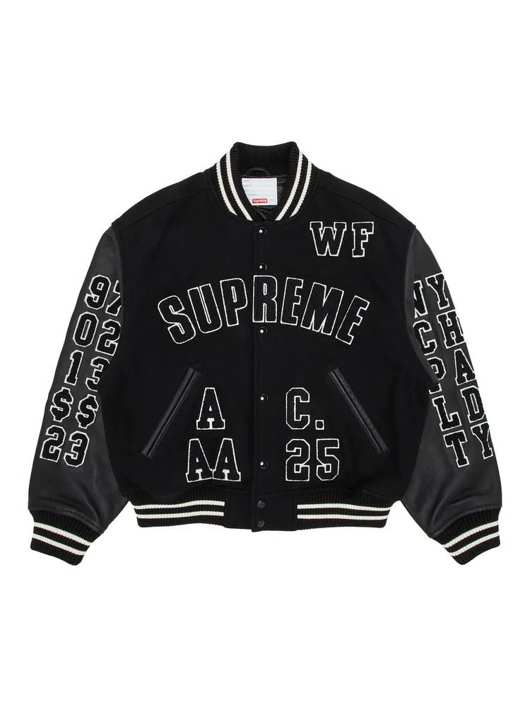 Куртка Supreme Praises Varsity Jacket — изображение 1 из 3, черный