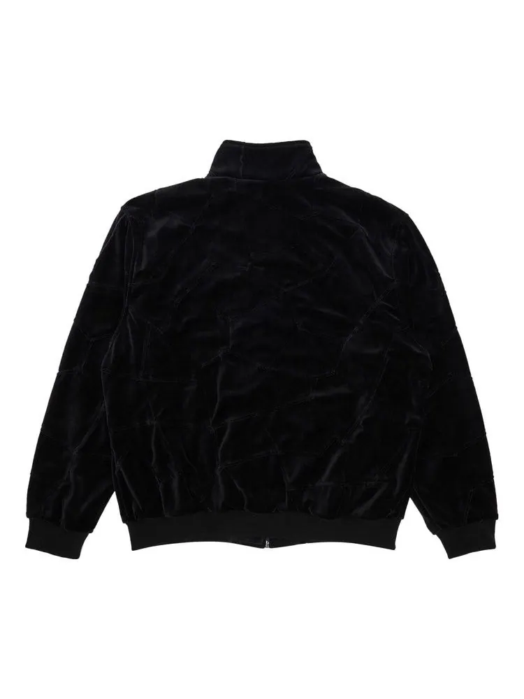 Спортивная куртка Supreme Patchwork Velour Track Jacket — изображение 2 из 3, черный