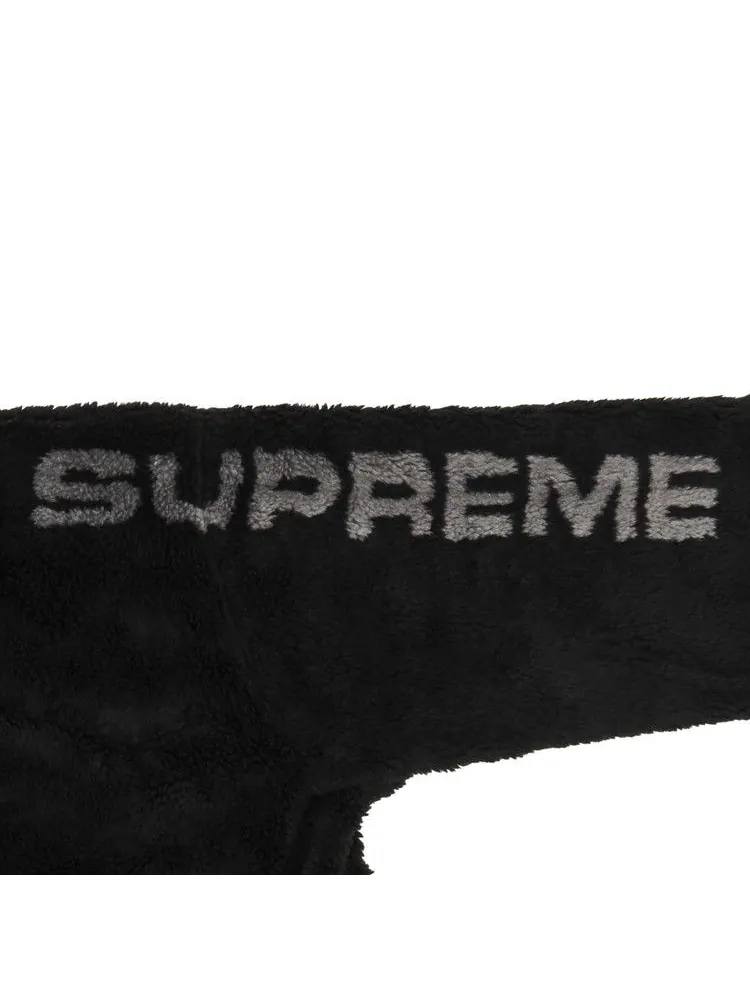 Куртка Supreme Shoulder Logo Fleece Jacket — изображение 3 из 3, черный