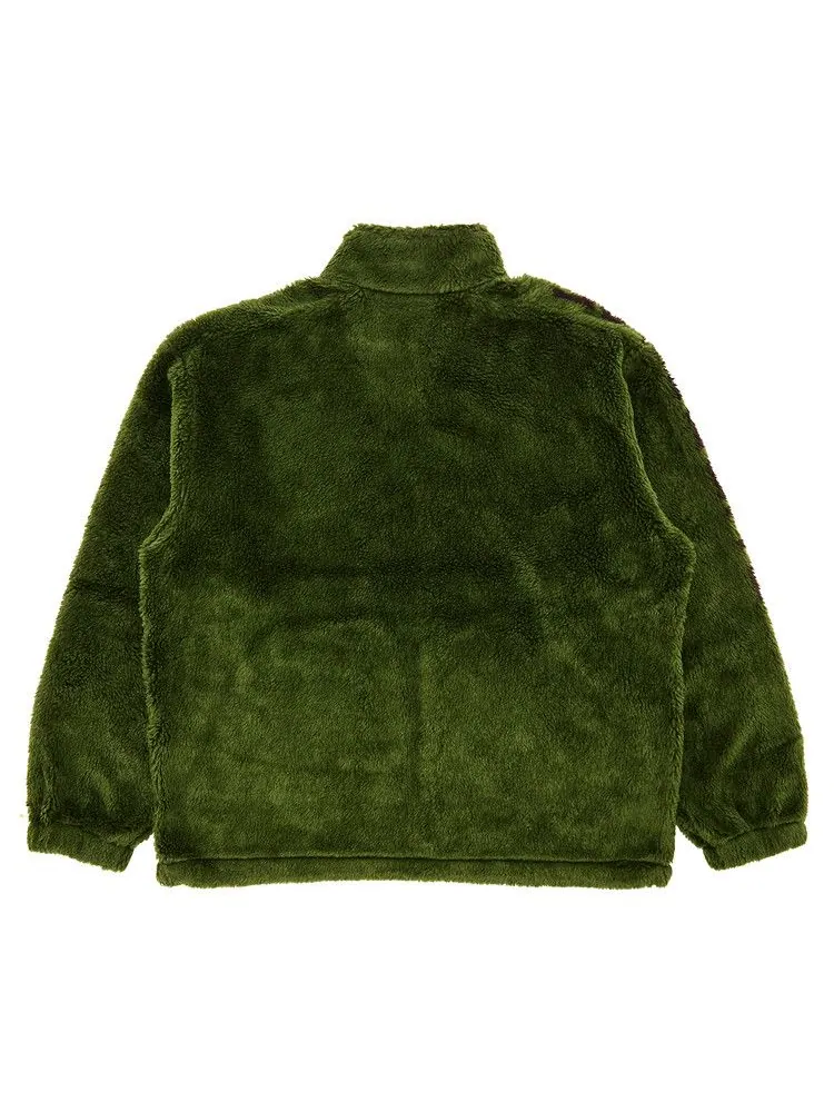 Куртка Supreme Shoulder Logo Fleece Jacket — изображение 2 из 3, зеленый