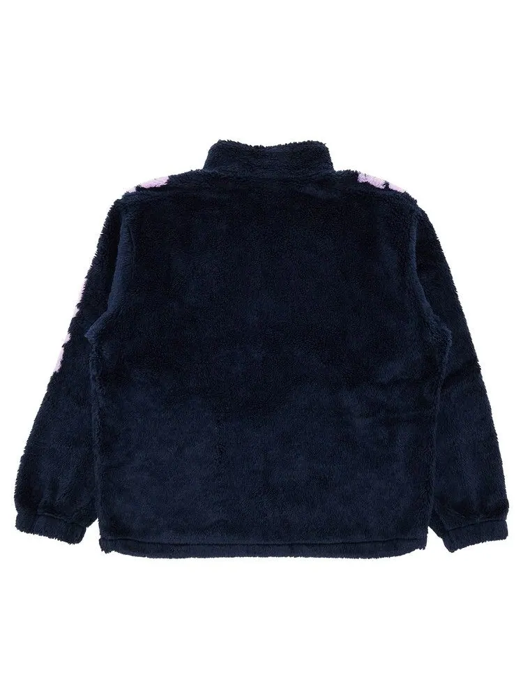 Куртка Supreme Shoulder Logo Fleece Jacket — изображение 2 из 3, темно-синий