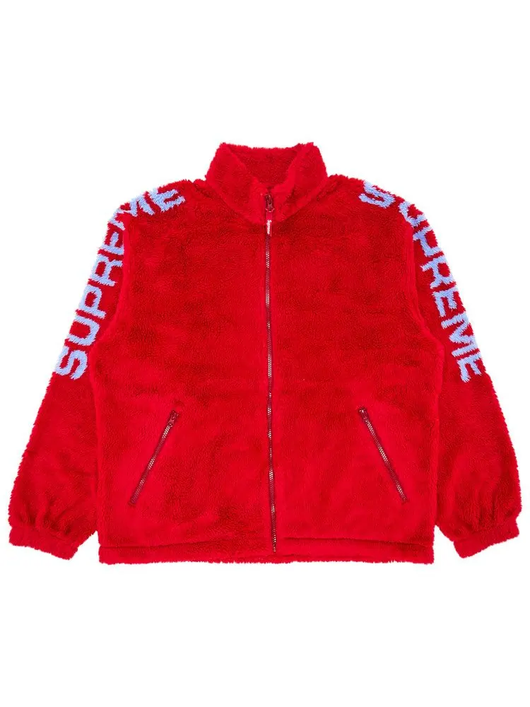 Куртка Supreme Shoulder Logo Fleece Jacket — изображение 1 из 3, красный