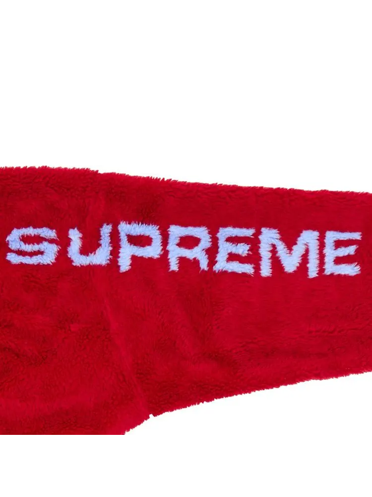 Куртка Supreme Shoulder Logo Fleece Jacket — изображение 3 из 3, красный
