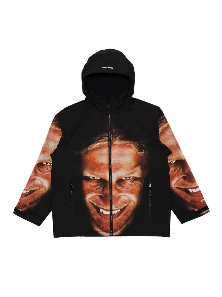 Куртка Supreme x Aphex Twin Reversible GORE-TEX Hooded Jacket — изображение 1 из 5, черный